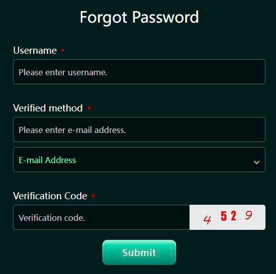 reset password jitabet